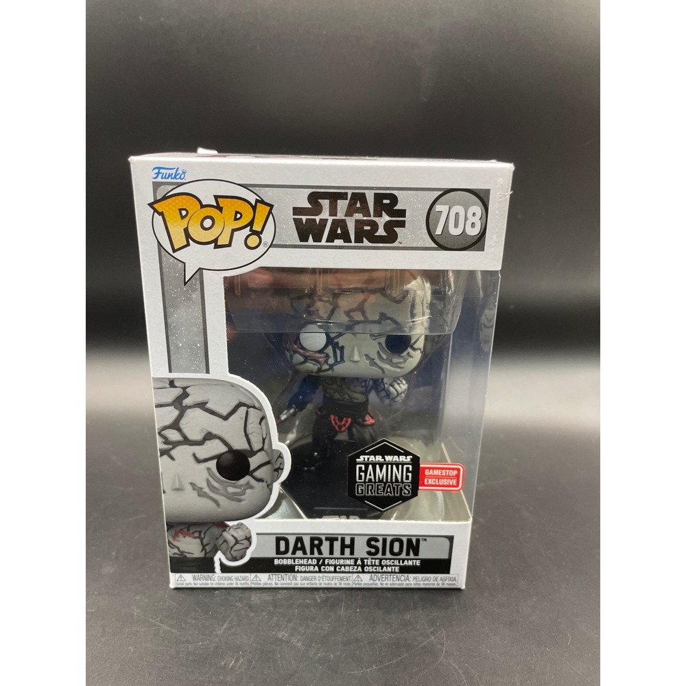 Funko Pop Star Wars Gaming Greats Darth Sion 708 GameStop Exclusive Bobblehead